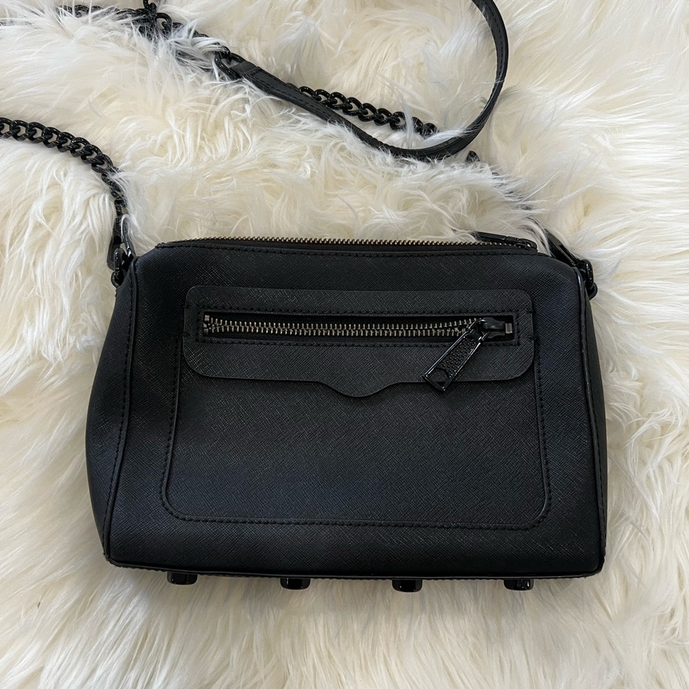 Rebecca Minkoff black/black studded crossbody